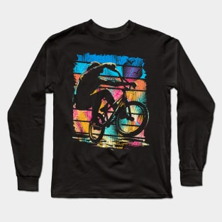 Retro Bmx Apparel - Vintage Bmx Bike Long Sleeve T-Shirt